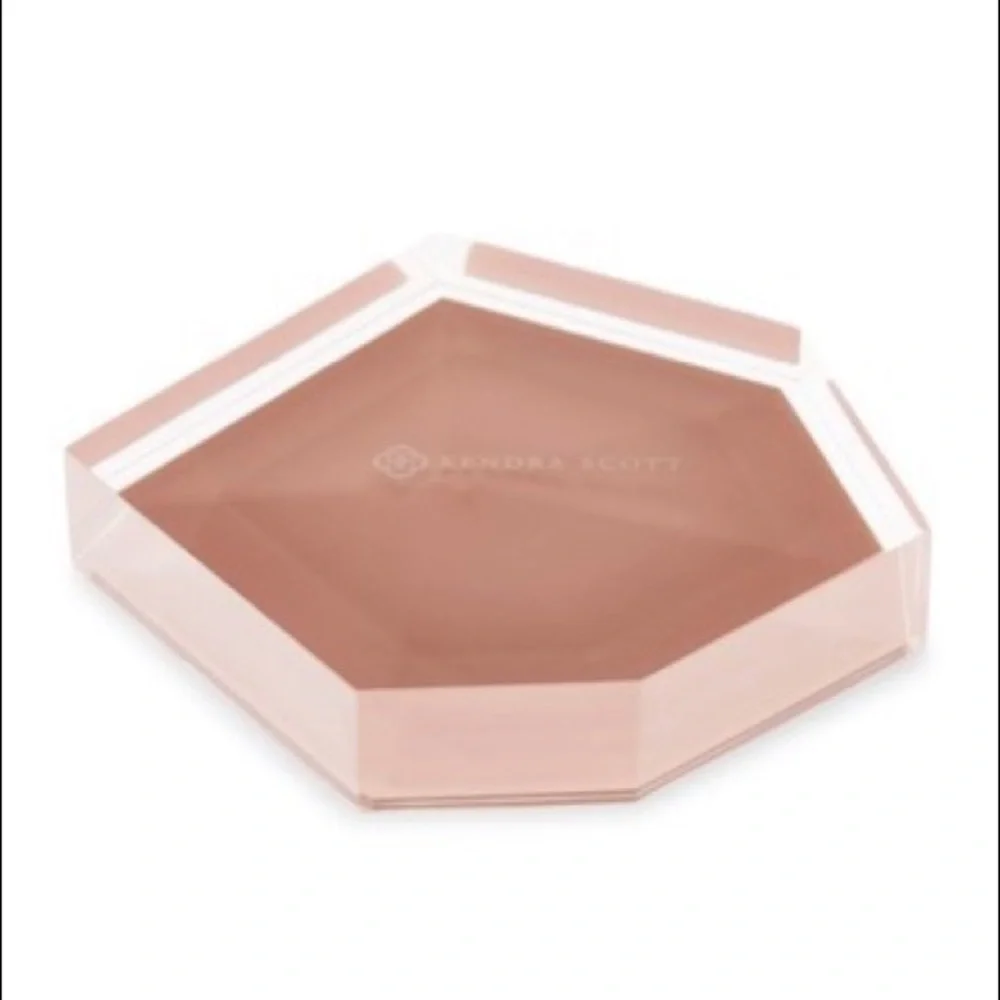 Kendra Scott 14K Rose Gold Plated Faceted RingDish